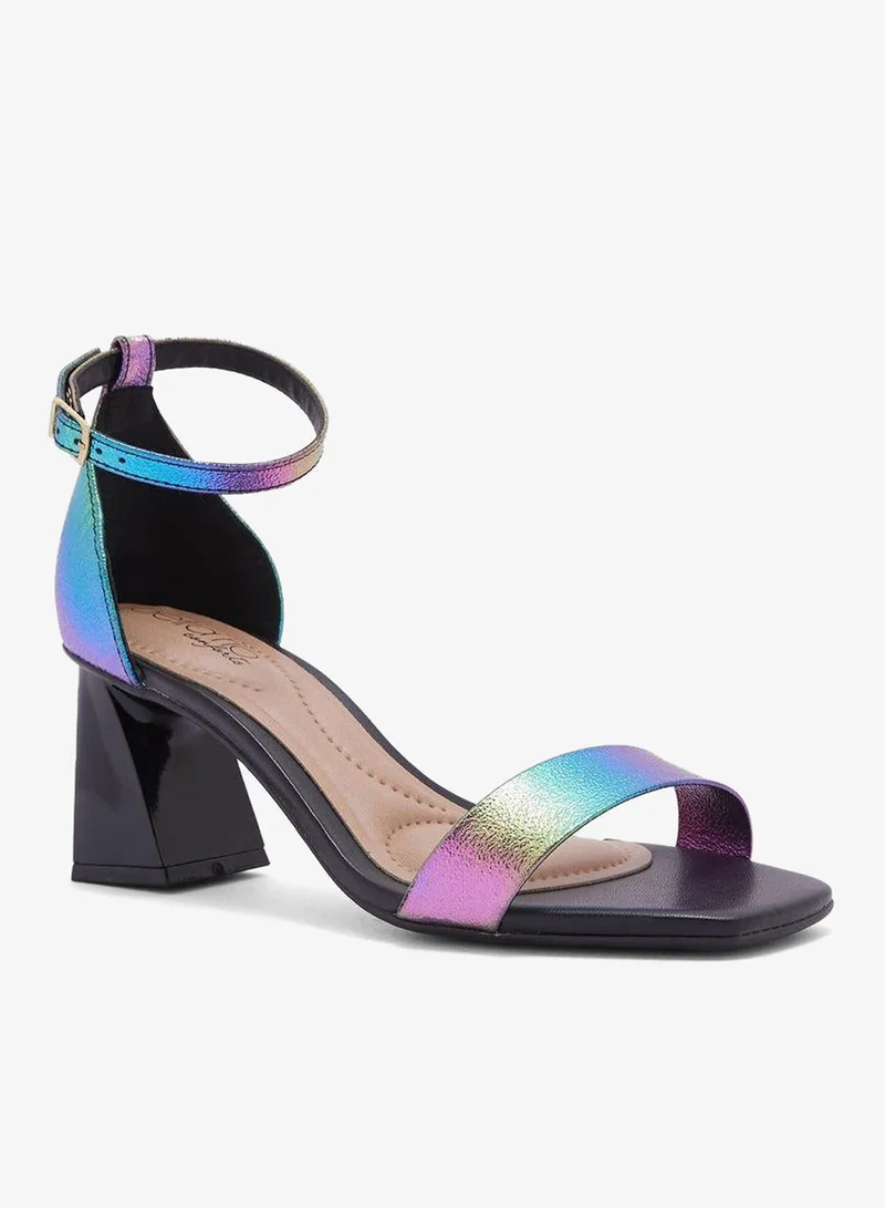Summer Multi Strap Mid Heel Sandals