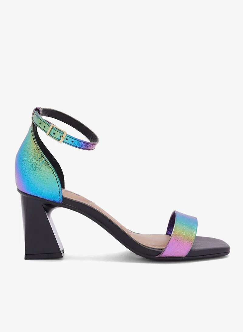 Beira Rio Summer Multi Strap Mid Heel Sandals