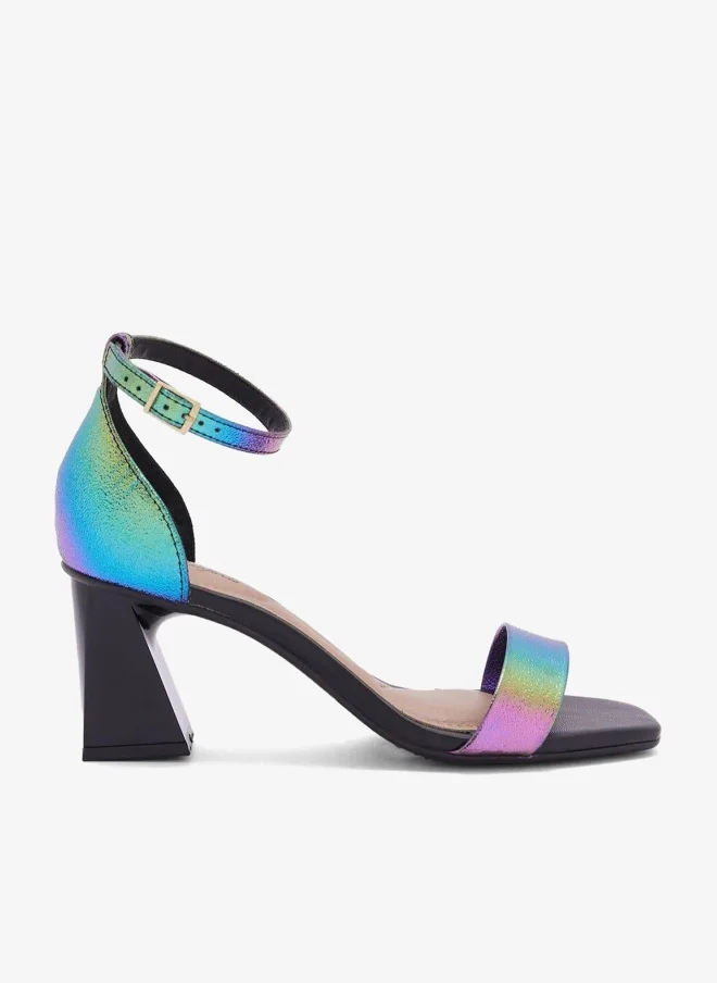 Beira Rio Summer Multi Strap Mid Heel Sandals