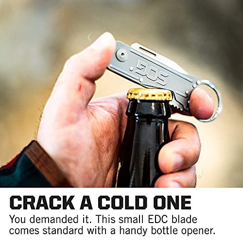 SOG KeyTron Keychain Pocket Knife- Convenient 1.8 Inch EDC Folding Knife with Bottle Opener and Quick Thumb Release (KT1001-CP) - Image 5