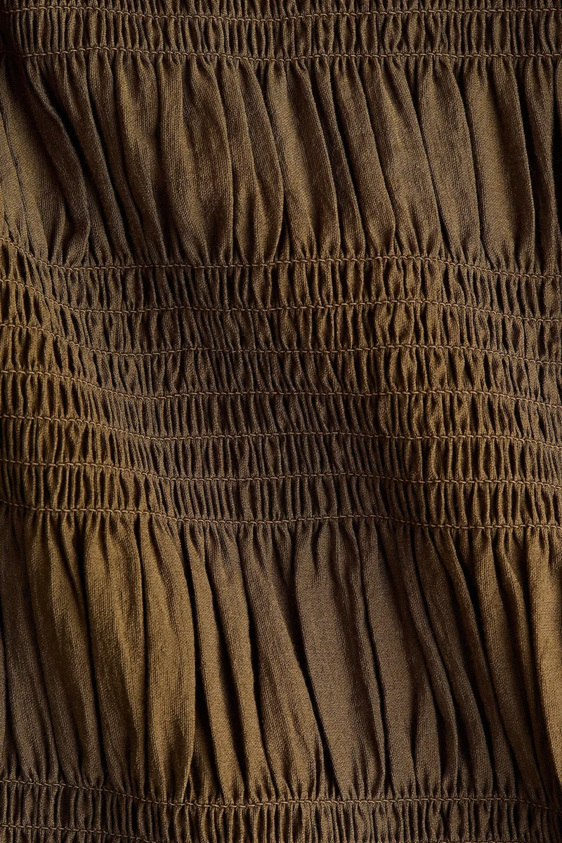 اتش اند ام فستان من نسيج مرن