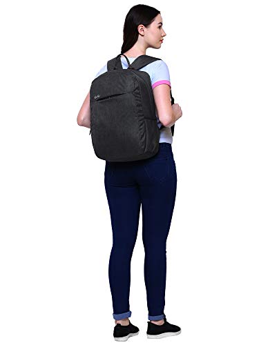 Wesley Unisex Milestone Casual Waterproof Laptop Office School College Business Travel Backpack (Dimensions: 12.5x18 inches) (Compatible with 15.6 inch laptops), Black - Image 5