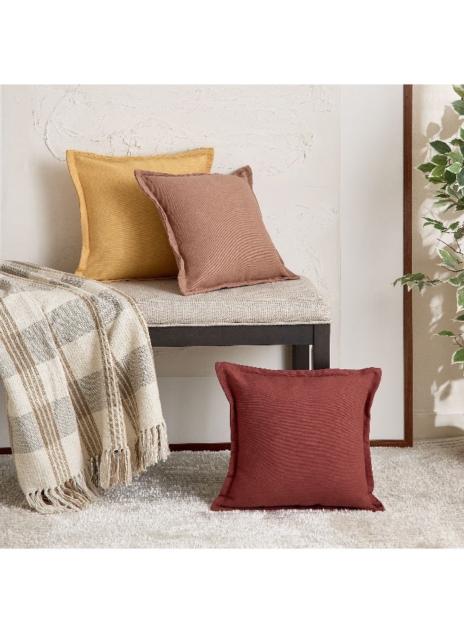 Home Box Atlanta Ezra Rib Solid Cushion Cover - 40x40 cm  - Image 4