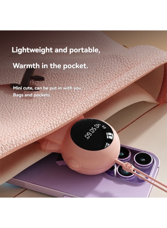 إم مياويان مدفأة يد على شكل رائد فضاء! تسخن في 3 ثوانٍ بثلاثة إعدادات للحرارة، أنيقة وسهلة الحمل، ويمكن استخدامها كقلادة. دعها تُبقيك دافئًا وجميلًا هذا الشتاء! - Image 5