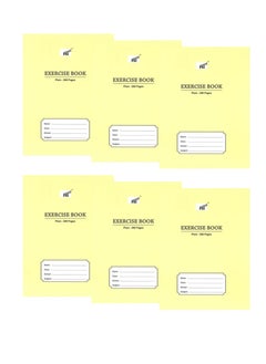 Psi 6-Piece Plain Exercise Notebook 200 Pages  - Image 1