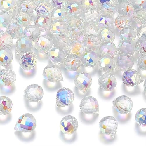 Dream Billions Clear AB 8X9mm Strawberry Austrian Crystal Beads Sew on Crystal for Clothes Sewing Accessories 40pcs Embroidery Material - Image 5