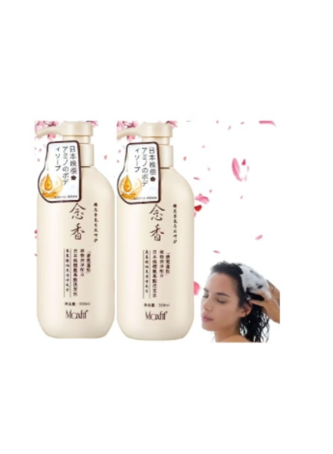Japanese Shampoo for Hair Growth and Prevention of Hair Loss Creates Thick Hair 300ml No.1 in Japan 2 Pieces