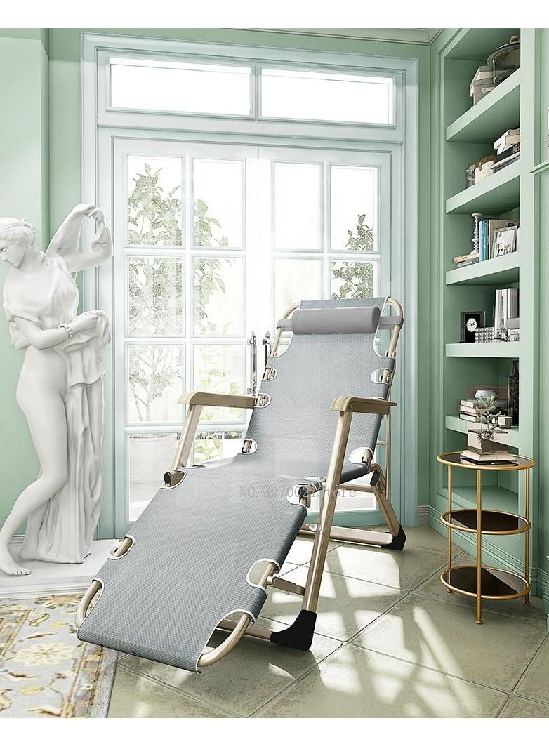 DubaiGallery كرسي قابل للطي للنوم المكتبي محمول وقابل للتعديل كرسي مريح للنوم كرسي استرخاء دوران 180 درجة - Image 5