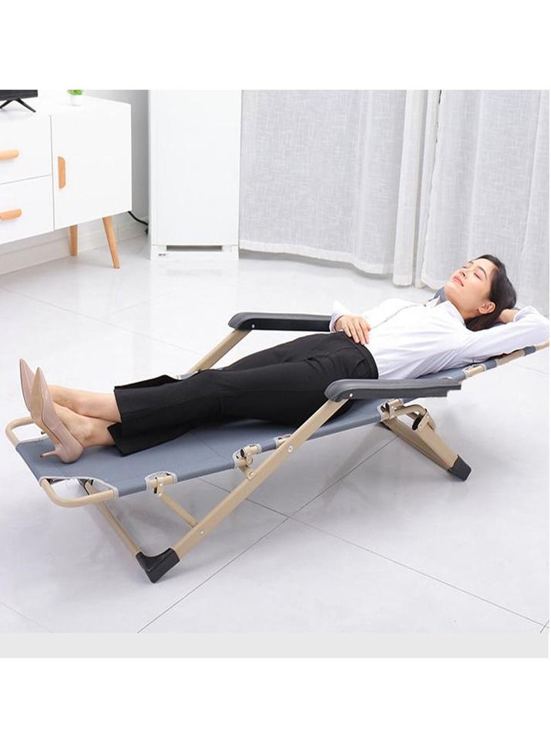 DubaiGallery كرسي قابل للطي للنوم المكتبي محمول وقابل للتعديل كرسي مريح للنوم كرسي استرخاء دوران 180 درجة - Image 2