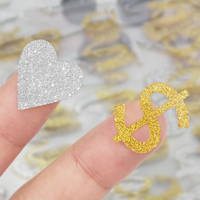 starboling 648 PCS Gold Sticker Letters,Self-Adhesive Glitter Number Stickers for Graduation Cap,Scrapbooking,Water Bottles Cup(Gold+Silver) - Image 3