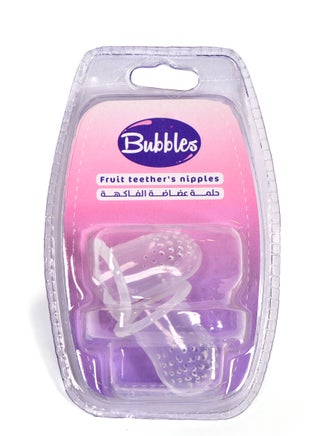 Nipple Replacement For Bubbles Fruit Teether - 2 Pieces