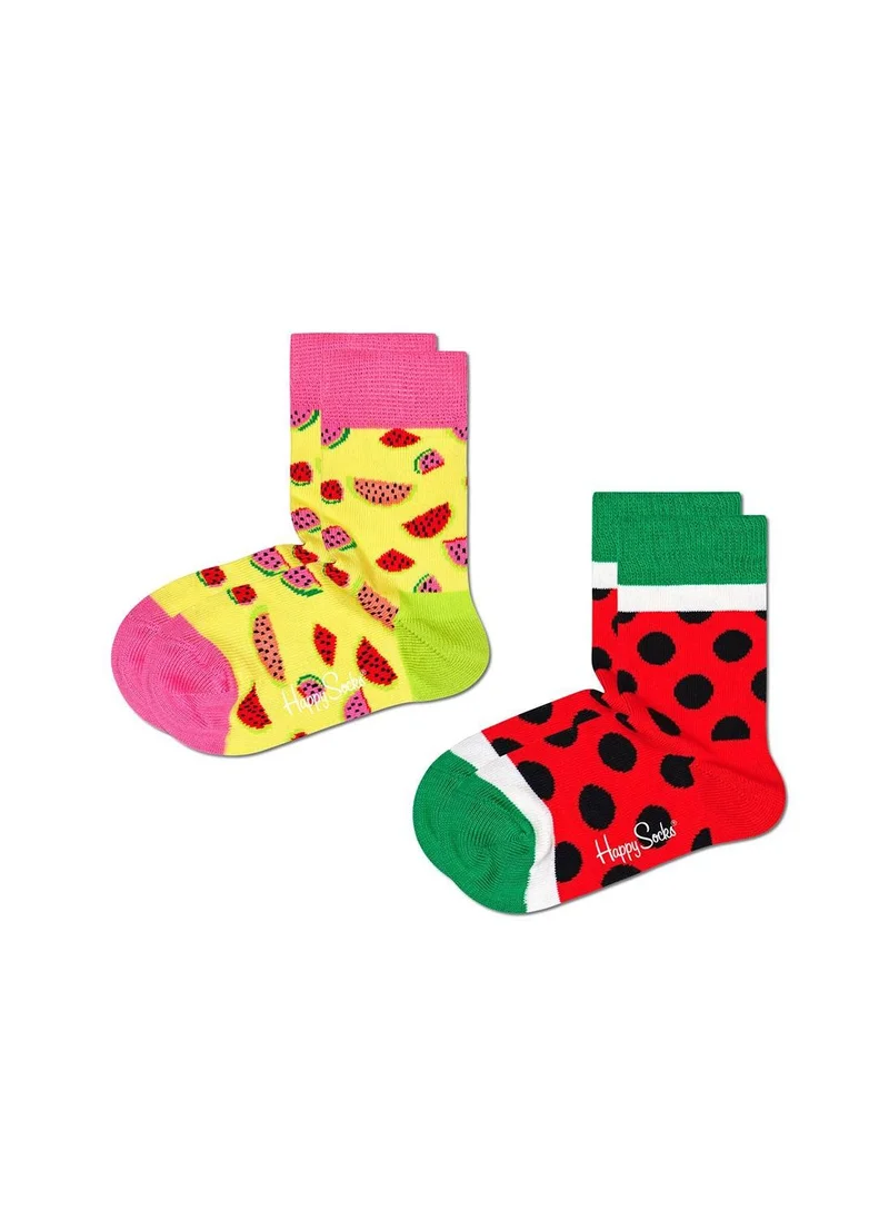 Happy Socks 2-PACK KIDS WATERMELON SOCK