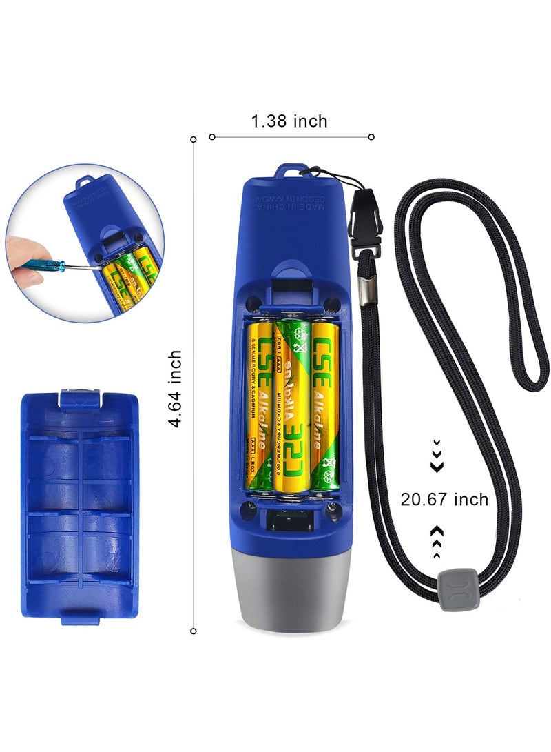 Captaintech Electronic Whistle, Adjustable 3 Tone & 3 Volume Electric Whistle with Lanyard Sports Whistle for Teacher Coach Referee Emergency Whistle for Volleyball Soccer Sports Outdoor (Blue) - Image 5
