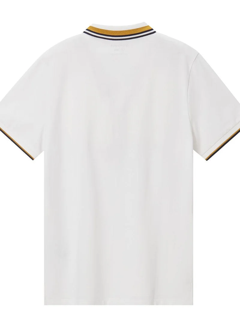 GIORDANO Men's Classic Slim Fit Polo with Signature Embroidery