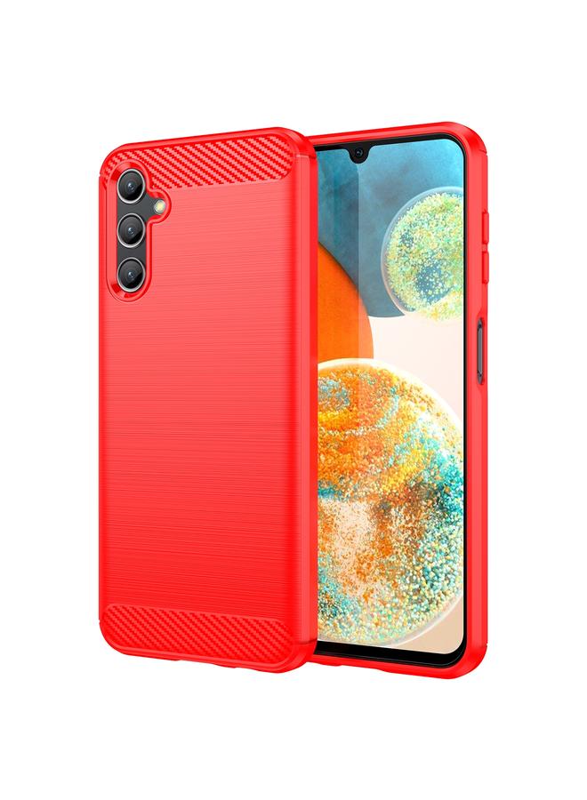 اس-توب جراب لهاتف Samsung Galaxy M44 5G مصنوع من ألياف الكربون المصقولة TPU - Image 1