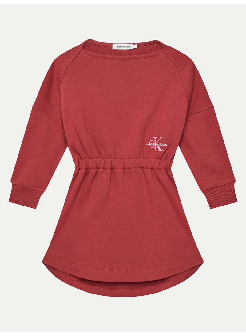 Red Drawstring Dress