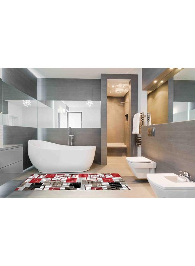 REVE Rectangular Shape Anti-Slip Bath Mat Multicolor 180 X 65Cm