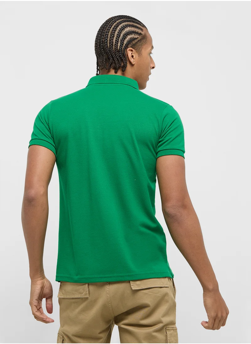 Seventy Five Basics Basic Polo Shirt