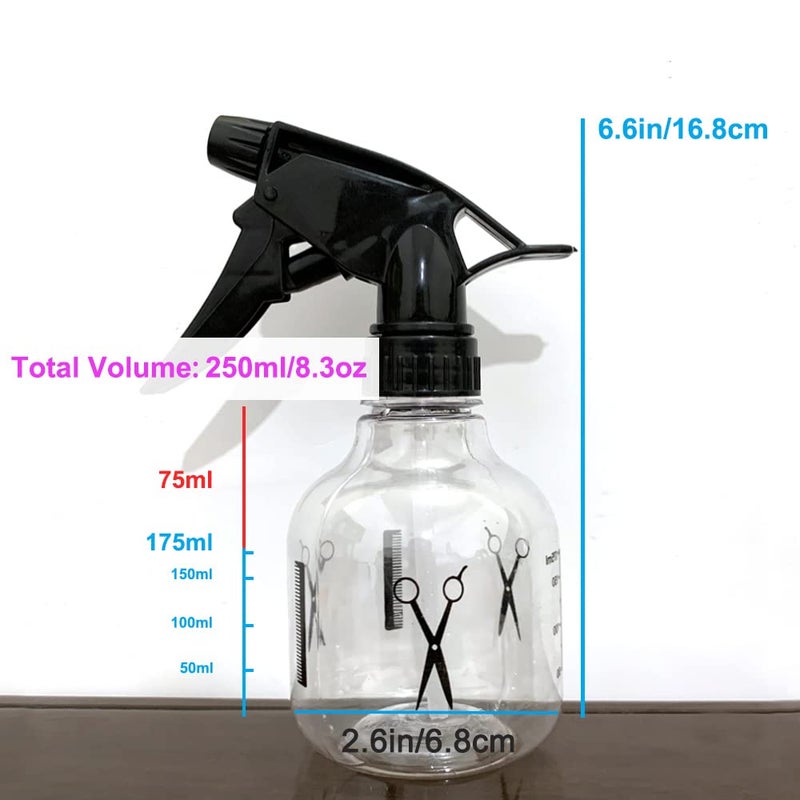 Avenoir Mister Spray Bottle, 250ml Adjustable Spray Storage Container for Hair, Plant and Home Cleaning - Image 5