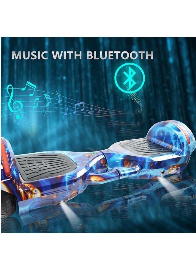 6.5inch Smart Electric Scooter 2 Wheels Self Lithium Battery Hoverboard Balance Scooter Bluetooth with Led Lights.  - Image 2