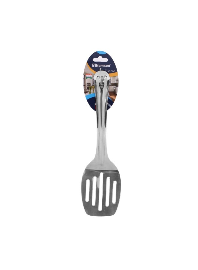 NAMSON 70.1G Stainless Steel Slotted Spatula 9 Inch 24.5Cm Na-7947 - Image 2