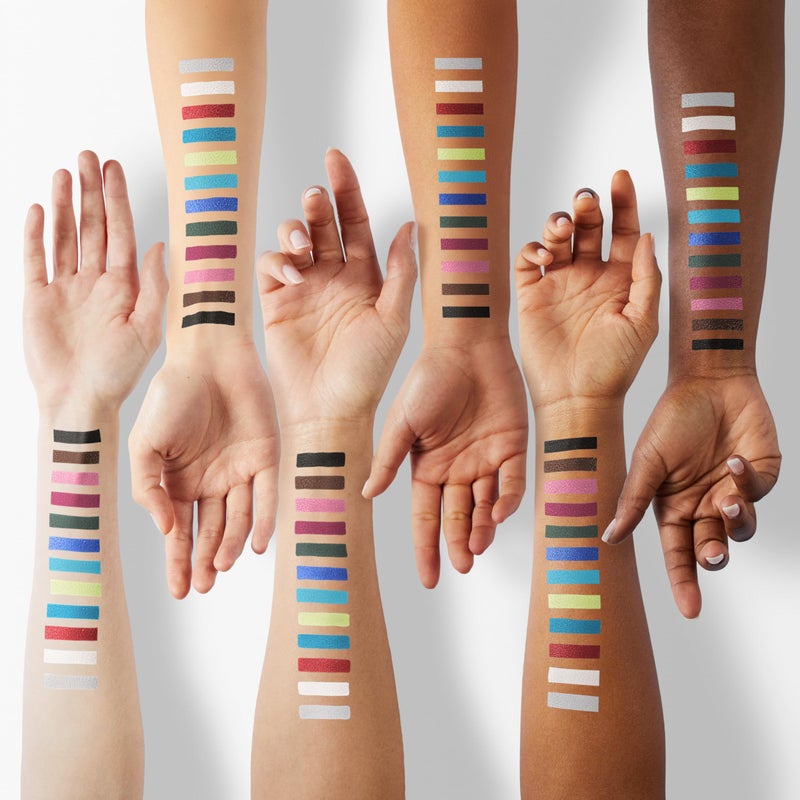 evpct 12Pcs Green Blue White Black Brown Purple Color Gel Glitter Eyeliner Pencils Set for Women Waterline Waterproof Smudge Proof lapiz de ojos delineador de ojos contra el agua Eye Liner Makeup 1-5 - Image 4