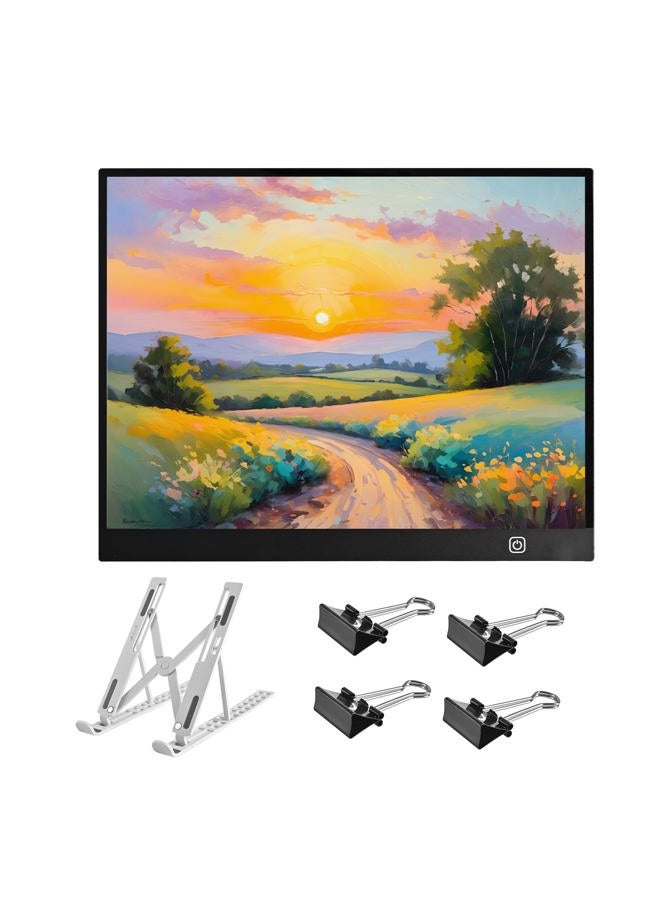 WELLFAR A3 LED Light Box for Tracing and Drawing - Ultra Thin Adjustable Light Table, USB Trace Light UP Pad Screen, Small Copy Board Tracer for Kids Artists, Sketching, Stenciling, and Art Crafting. - Image 1