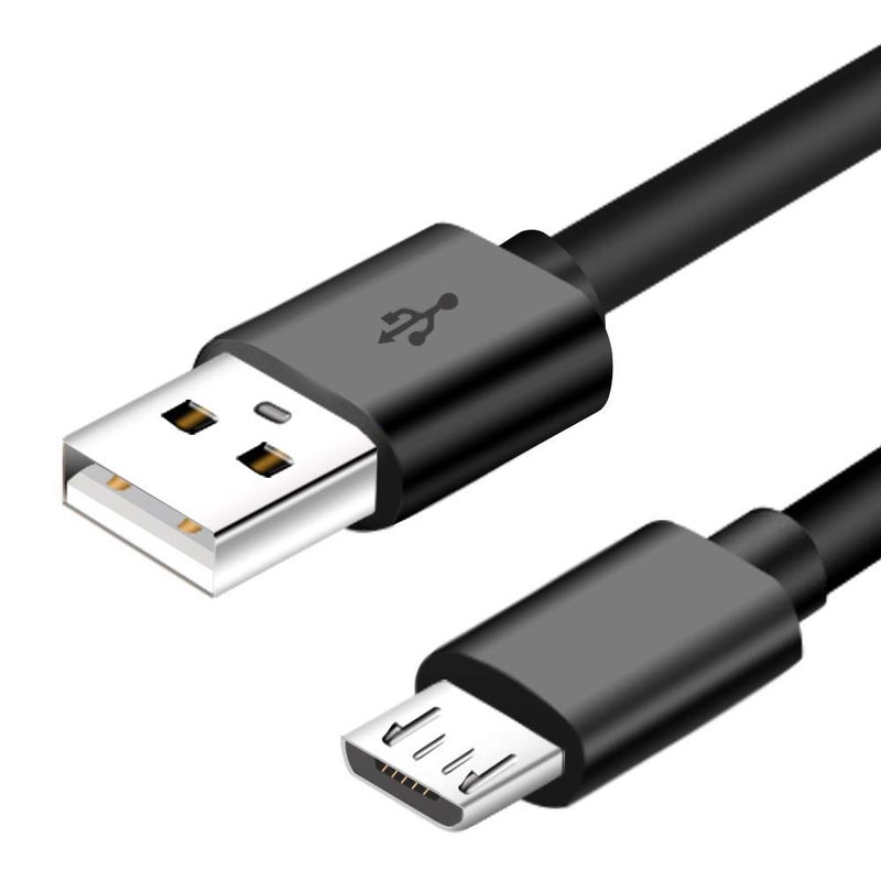 شاحن بطول 10 أقدام لجهاز Amazon Fire Tablet، وTV Stick، وكابل شحن من نوع Micro USB/USB C لهواتف Samsung Galaxy، وكابل Android لجهاز Kindle Paperwhite، وFire HD 10، Fire HD 8، Fire HD 7 Plus، وأجهزة Kids Pro، وEdition Voyage Touch Tablets. - Image 1
