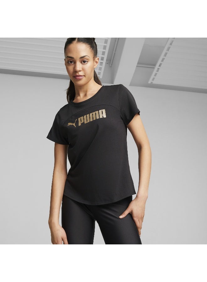 Puma Fit Logo Ultrabreathe Tee Puma Blac - Image 3