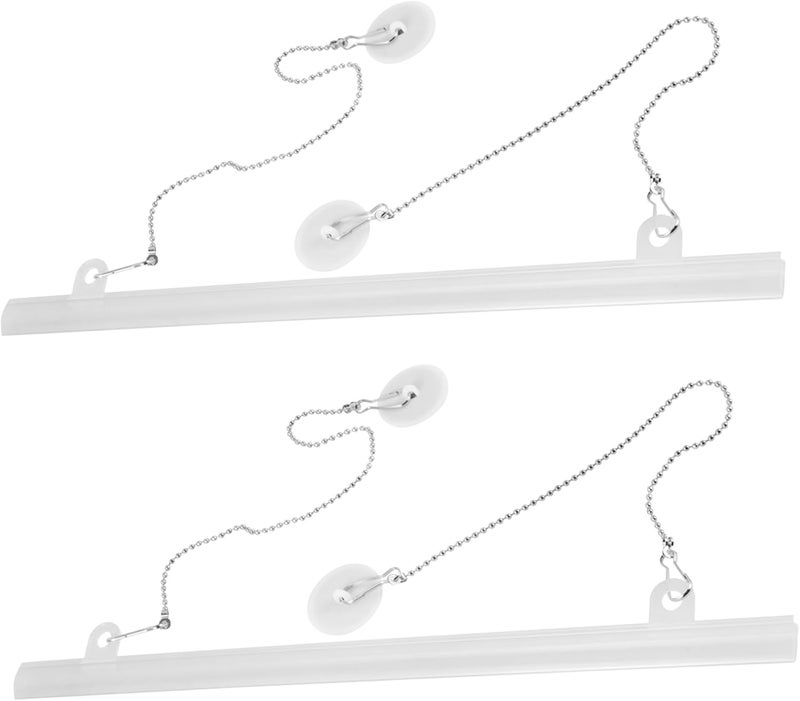 PRETYZOOM 8pcs Poster Hanging Pole Chain and Hook Artwork Hanger for Easy Poster and Flag Display Shops and Homes - Image 4