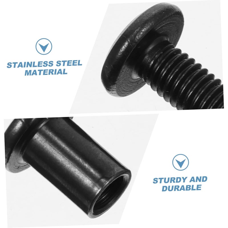 Healifty 5Pcs Binding Screws for DIY Accessories Photo Album Repair Nuts Easy to Install Non Rusting and Reusable Design - Image 3