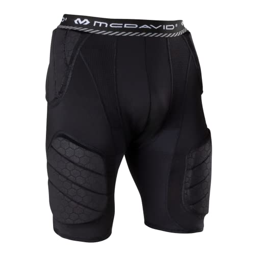 McDavid Football Girdle for Men - Durable & Breathable 5-Pad Girdle with Hard-Shell Thigh Guards for Padded Support, Ideal for Football & Lacrosse (Adult) - Image 1