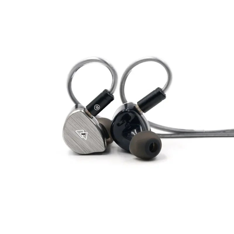 كي زد كابل وموصل Bqeyz BQ10 12mm PET Dynamic Driver HiFi in-Ear Wired Earphones IEMs 0.78mm 2Pin Detachable OFC Silver-plated Cable, Type C with Mic - Image 5