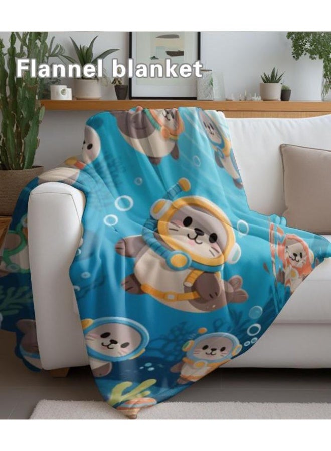 general Baby and children's cartoon flannel thin blanket (warm and comfortable, suitable for sleep, game use) 70cm*100cm - Image 5