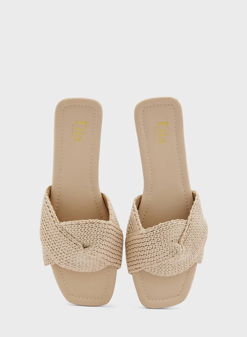 ايلا Crochet Flat Sandals