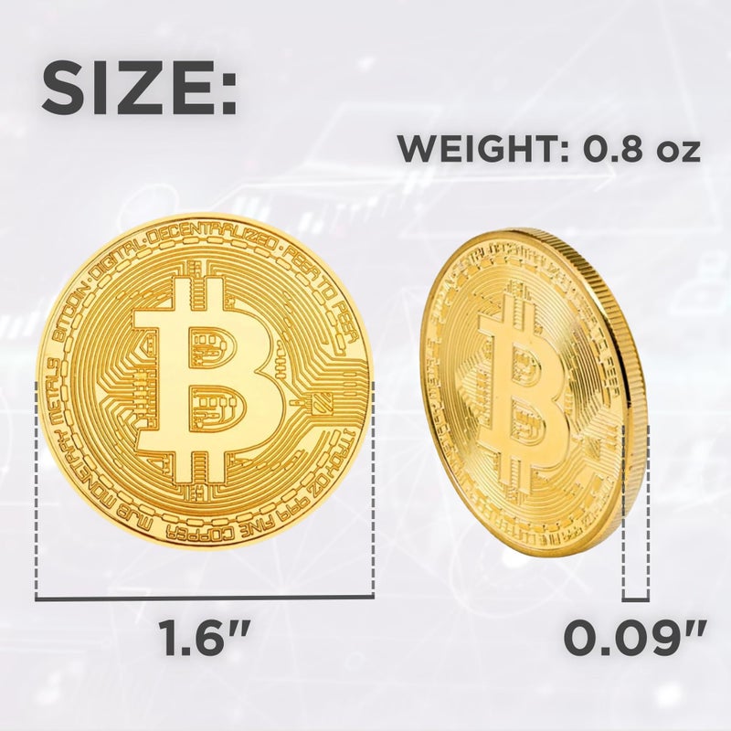 HODL 21 Collector's Edition Bitcoin Coin - Commemorative Cryptocurrency Collectible in Protective Acrylic Display Case - Perfect for Crypto Enthusiasts, Coin Collectors, and Gifts - Image 4