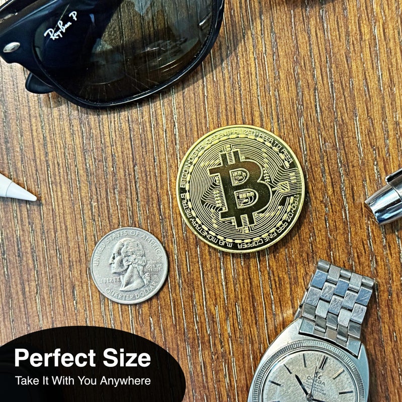 HODL 21 Collector's Edition Bitcoin Coin - Commemorative Cryptocurrency Collectible in Protective Acrylic Display Case - Perfect for Crypto Enthusiasts, Coin Collectors, and Gifts - Image 5