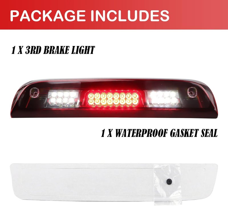 Gubebaili LED Third Brake Light for 2014-2018 Chevrolet Silverado/GMC Sierra - Image 3