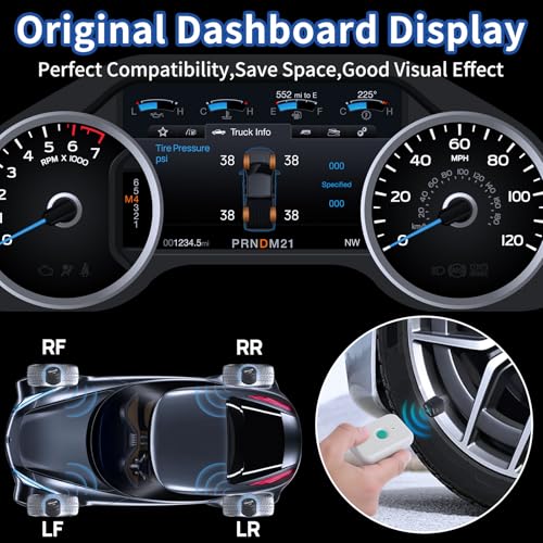 Masoll TPMS Sensor for Ford F-150 Bronco Escape Expedition Explorer Focus Fusion Ranger, Lincoln Mercury, TPMS Sensors Set of 4 with TPMS19 Relearn Tool, External Tire Pressure Monitoring Sensor - Image 2