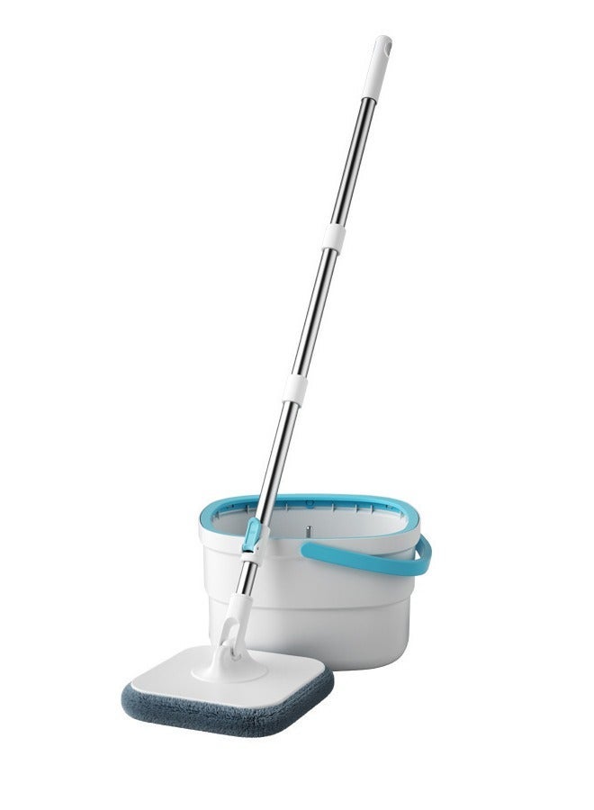 AHAKAC Rotating mop bucket-sewage separation water-absorbing mop-household hands-free flat mop automatic mopping - Image 3