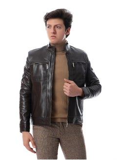 Generic Genuine Leather Fashion Winter Jacket  - Image 1