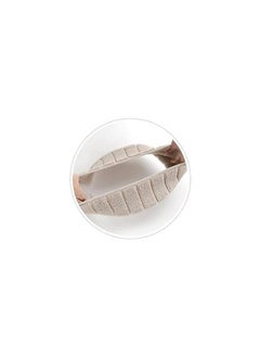 THE PACK Bathroom Soft Thicker Universal Warmer Stretchable Washable Cloth Toilet Seat Cover Pads (BEIGE)  - Image 3