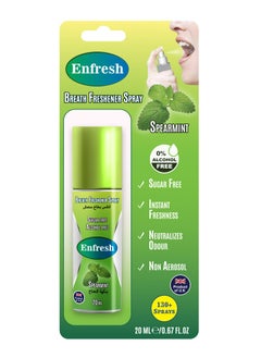Enfresh Enfresh Breath Fresher Spray 20ml - Spearmint  - Image 1