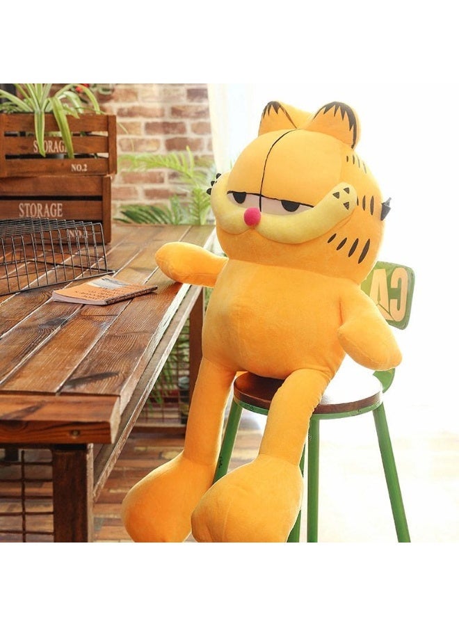 Garfield Plush Toy 160cm – Large Soft Stuffed Cat Plush Doll, Huggable Cartoon Pillow, Cute Sleeping Garfield Plush for Kids, Girls, Teens & Garfield Fans, Birthday & Holiday Gift - Image 3