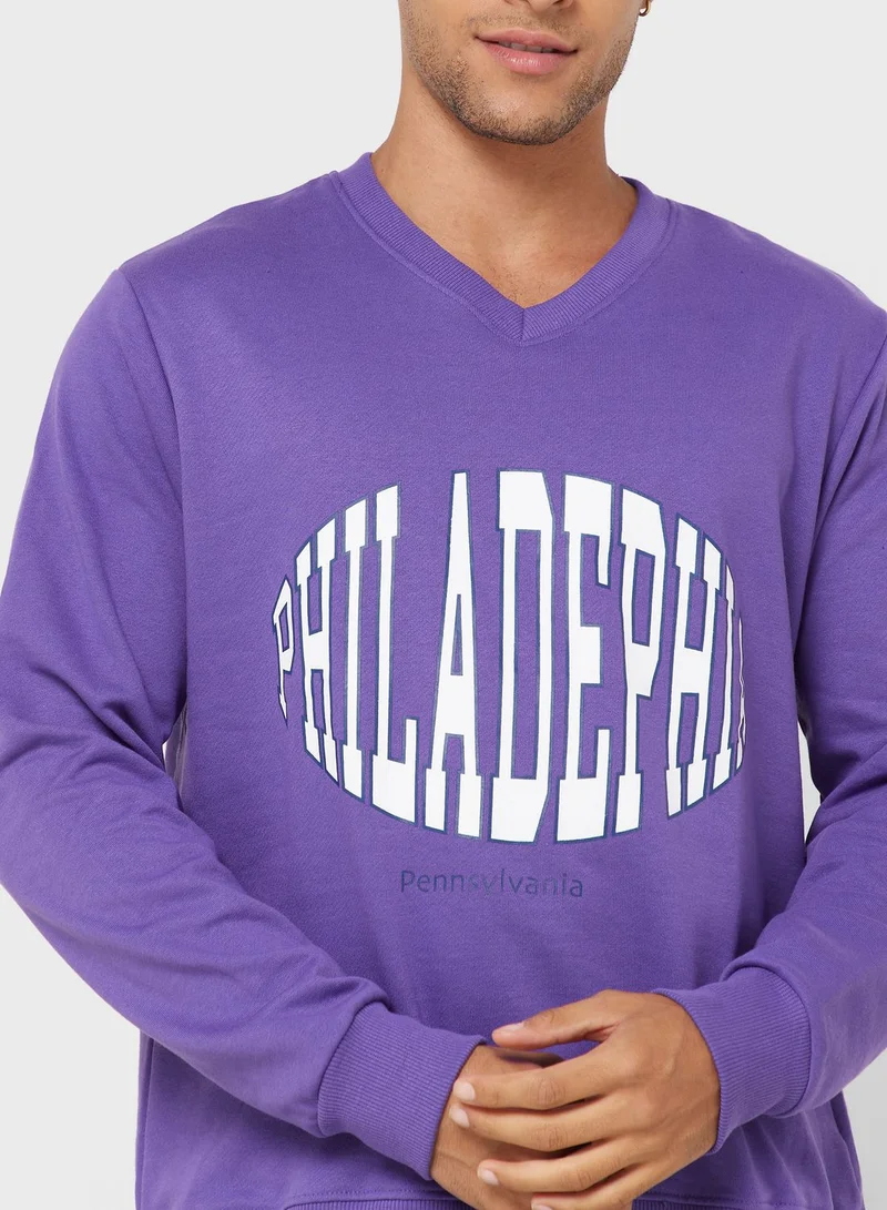 Seventy Five Varsity Sweatshirt