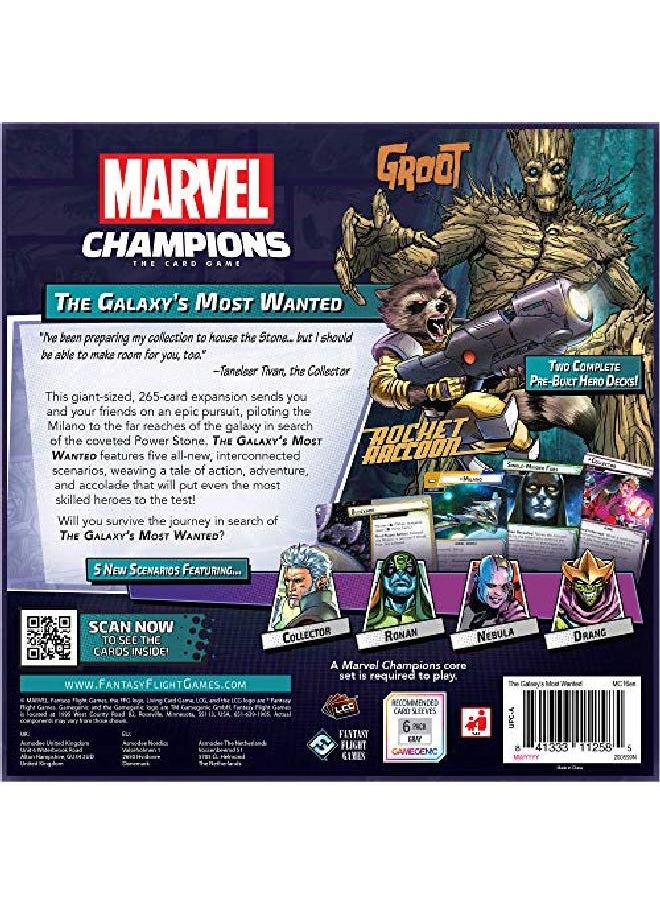 Fantasy Flight Games Champions The Card Game The Galaxy'S Most Wanted Campaign Expansion ; Strategy Card Game For Adults And Teens ; Ages 14+ ; 14 Players ; Avg. Playtime 4590 Mins ; Made By  - Image 3