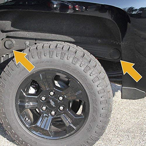 MELIFE Frame Tube Hole Plugs for 1999-2018 Chevy Silverado 1500 & GMC Sierra 1500 Rear Wheel Well Frame Tube Hole Cap (4 Pack) - Image 3