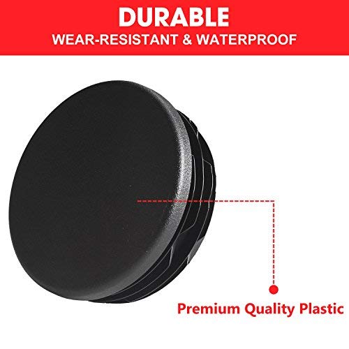 MELIFE Frame Tube Hole Plugs for 1999-2018 Chevy Silverado 1500 & GMC Sierra 1500 Rear Wheel Well Frame Tube Hole Cap (4 Pack) - Image 5