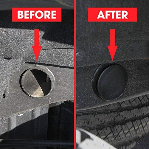 MELIFE Frame Tube Hole Plugs for 1999-2018 Chevy Silverado 1500 & GMC Sierra 1500 Rear Wheel Well Frame Tube Hole Cap (4 Pack) - Image 4