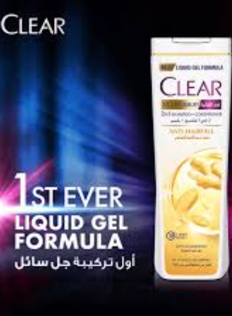 Clear Women's Shampoo Anti Hair Fall With Ginger Root 180ml - Image 3